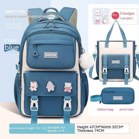 Mochila Escolar Impermeable para Niñas - Gran Capacidad y Resistente - Image 23