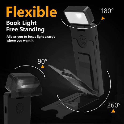 Lámpara de Escritorio Portátil con Clip Plegable