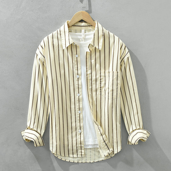 Camisa Casual de Cuadros con Cuello Cuadrado - Blusa Suelta de Algodón Puro