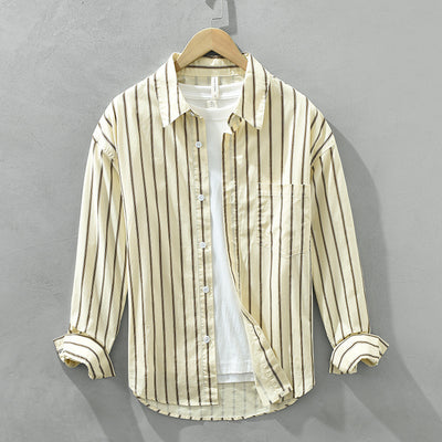 Camisa Casual de Cuadros con Cuello Cuadrado - Blusa Suelta de Algodón Puro