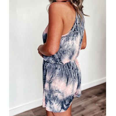 Jumpsuit Holgado con Estampado y Tirantes Ajustables - Image 7