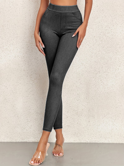 Pantalones de Yoga Tipo Denim con Levantador de Glúteos - Image 6