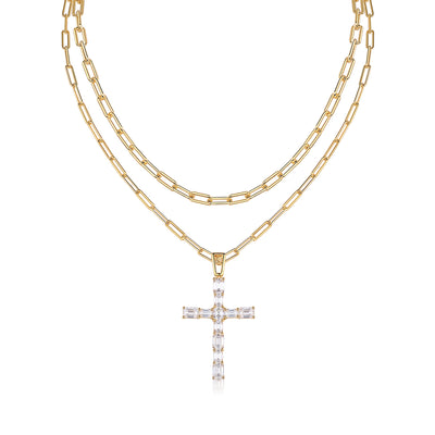 Collar de Plata con Moissanita: Joya Minimalista Elegante Chapada en Oro - Image 10