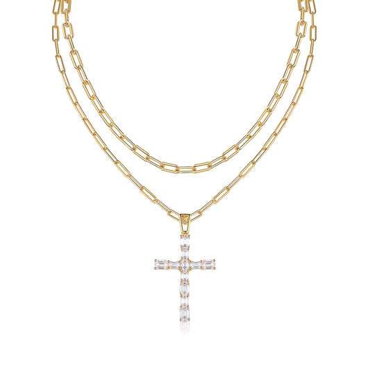 Collar de Plata con Moissanita: Joya Minimalista Elegante Chapada en Oro - Image 10