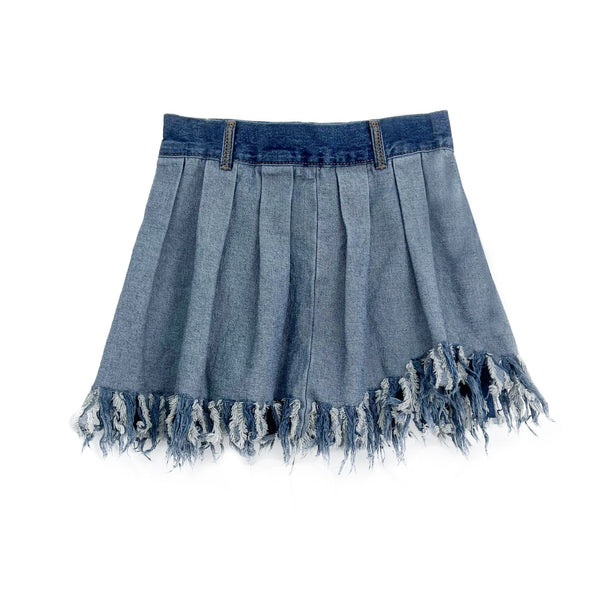Falda Plisada Combinada de Diseño Personalizado para Mujer - Image 6