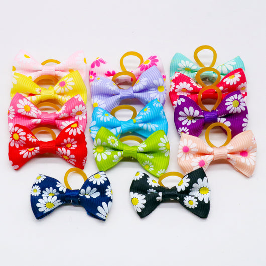 Diadema Floral Margarita para Mascotas - Estilo Pastoral con Elástico - Image 12