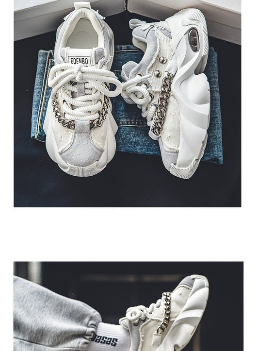 Tenis Casuales Elevados para Hombre con Suela Gruesa - Image 14