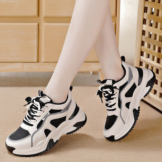 Zapatillas Deportivas Casuales para Mujer con Suela Gruesa Acolchada y Diseño Ligero - Image 6