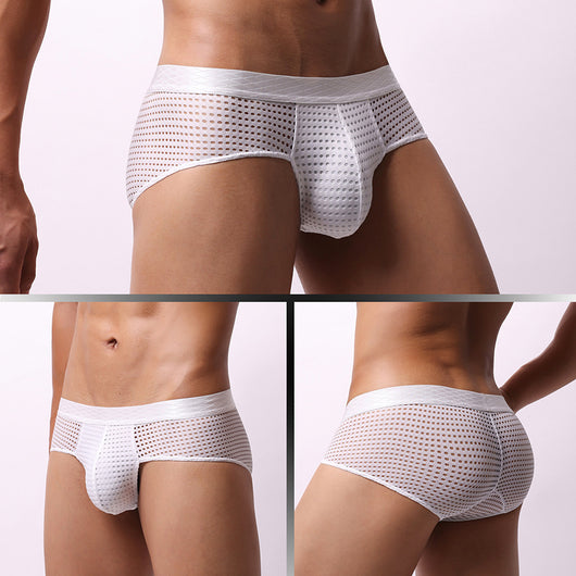 Calzoncillos Tipo Boxer de Malla Cintura Baja para Hombre - Image 3