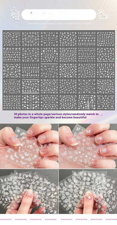 Set de Stickers 3D para Uñas con Decoraciones en Relieve - Image 26
