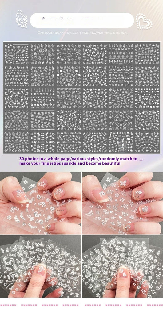 Set de Stickers 3D para Uñas con Decoraciones en Relieve - Image 26