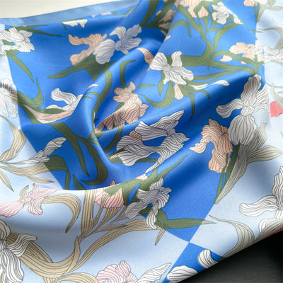 Pañuelo de Seda Estampado Cuadrado Premium Twill - Image 66