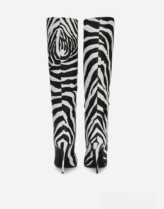 Botas Stiletto Leopardo con Punta Afilada para Mujer - Image 20