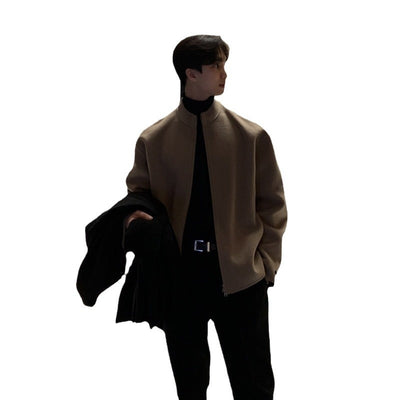 Chaqueta Piloto Cuello Alto Suelta Moderna - Diseño Clásico Versátil - Image 5
