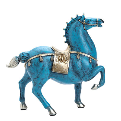 Escultura Decorativa Caballo de Hierro Estilo Chino Moderno para Sala - Image 12