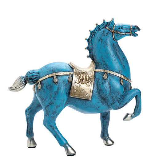 Escultura Decorativa Caballo de Hierro Estilo Chino Moderno para Sala - Image 12