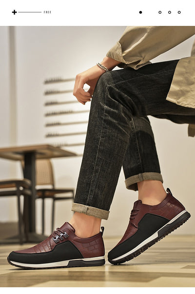 Zapatos Casuales de Cuero para Hombre - Resistentes y Antideslizantes - Image 8