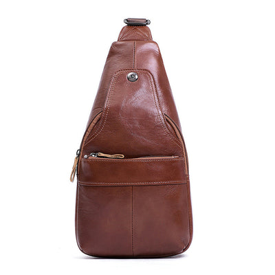 Chaqueta de Cuero Retro Premium para Hombre - Pecho Reforzado - Image 11