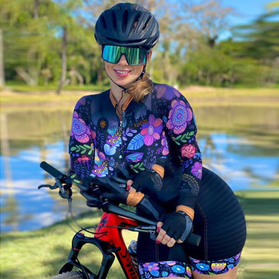 Traje de Ciclismo Profesional de Manga Larga - Image 15