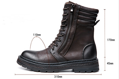 Botas Martin Retro Británicas para Hombre - Estilo Clásico de Caña Alta - Image 6