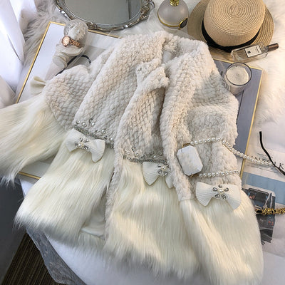 Chaqueta de Borrego Acolchado con Costuras de Moda para Mujer - Image 8