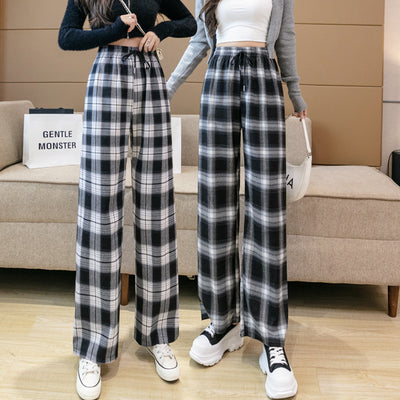 Pantalón Ancho Cintura Alta Drapeado Casual Tendencia - Image 12