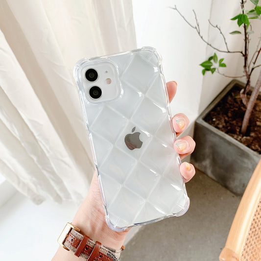 Funda Móvil de Diseño Geométrico 3D Rombo Minimalista - Image 2