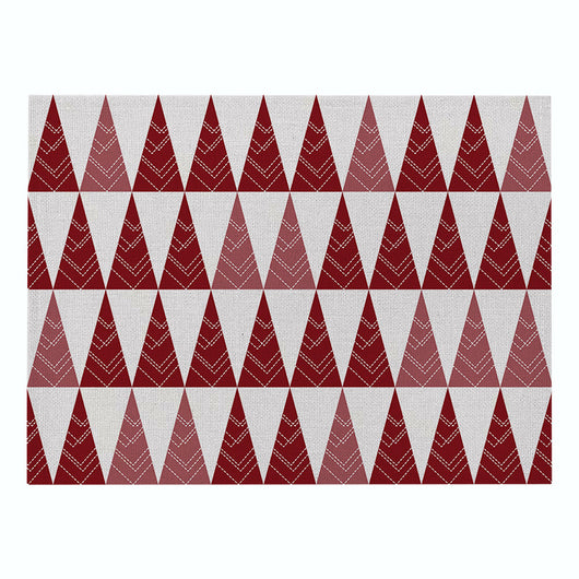 Mantel Individual Serie Navidad Roja - Algodón y Lino - Image 17
