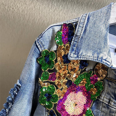 Chaqueta Denim Reforzada con Tachuelas de Diamante - Image 16