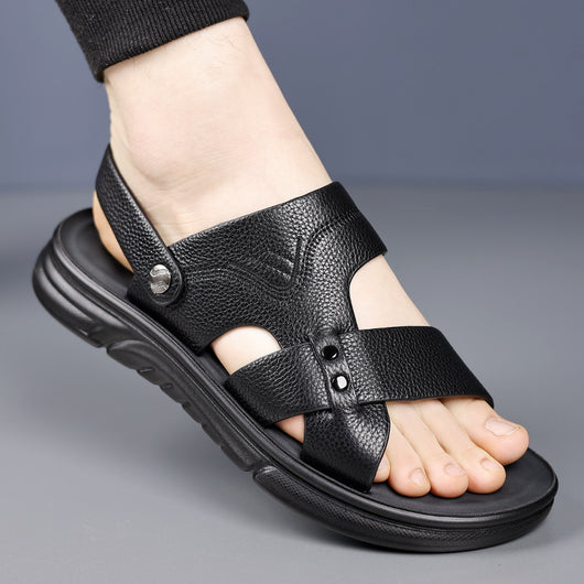 Zapatos de Cuero Genuino Transpirables para Hombre - Comodidad Casual para Todas las Edades - Image 3