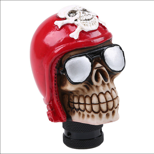 Perilla de Cambios Calavera Personalizada para Auto de Carreras