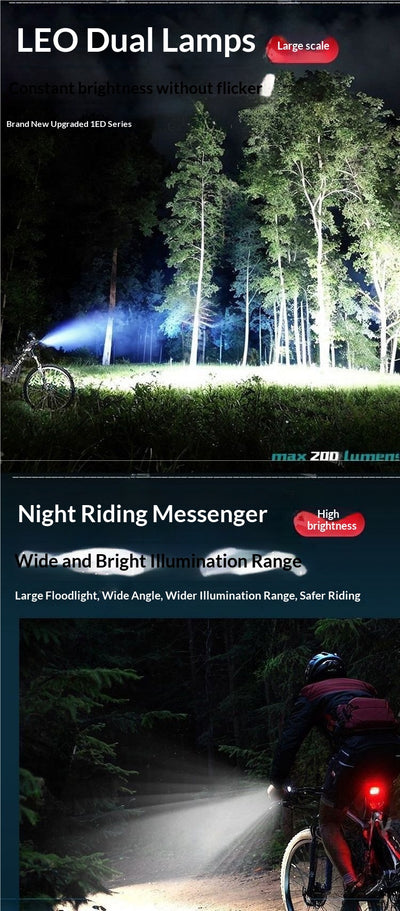 Luz Frontal para Bicicleta Recargable Ultra Brillante - Image 11