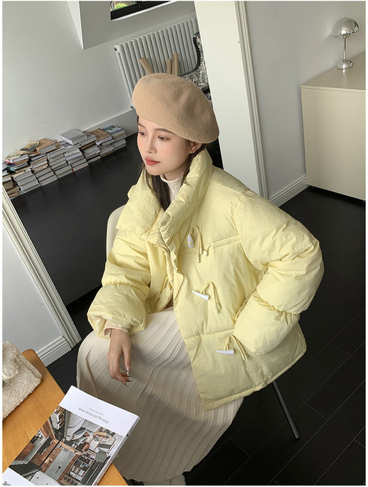 Chaqueta Acolchada Estilo Coreano con Cuello Alto para Mujer - Image 14