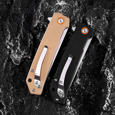 Cuchillo Plegable Portátil de Alta Dureza con Mango G10 - Image 2