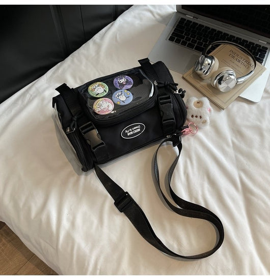 Bolsa Crossbody Transparente Estilo Preppy - Image 37