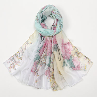 Pañoleta Voile Floral Ultraligera - Image 4