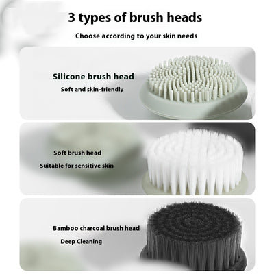 Limpiador Facial Eléctrico con Silicona - Instrumento de Belleza Ultrasónico - Image 4