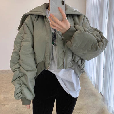 Chaqueta de Algodón con Capucha y Tecnología Antiarrugas - Image 16