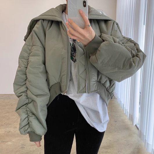 Chaqueta de Algodón con Capucha y Tecnología Antiarrugas - Image 16