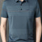Polo Manga Corta con Rayas y Solapa para Hombre