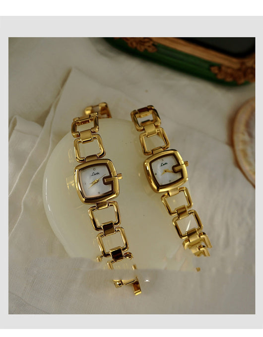Reloj Pulsera Mujer Elegante Diseño Retro Minimalista - Image 6