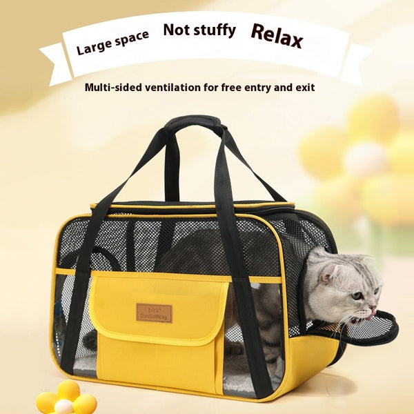 Bolsa Transportadora para Mascotas con Tela Oxford Respirable