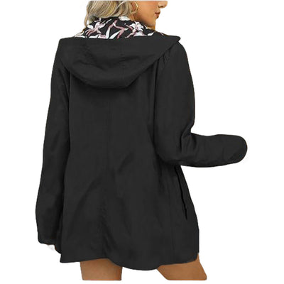 Cortavientos Reversible Estampado Mujer Estilo Japonés y Coreano - Image 17