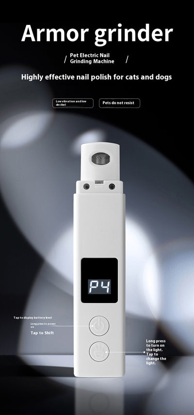 Cortauñas Eléctrico para Mascotas con Luz LED y Cubierta Protectora - Image 8