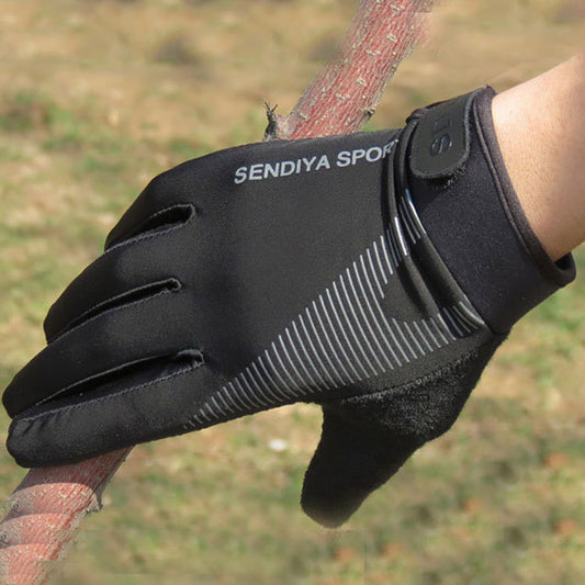 Guantes Deportivos de Ciclismo Ice Silk con Pantalla Táctil y Alta Elasticidad