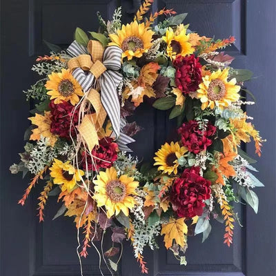 Guirnalda de Girasoles Decorativa para el Hogar