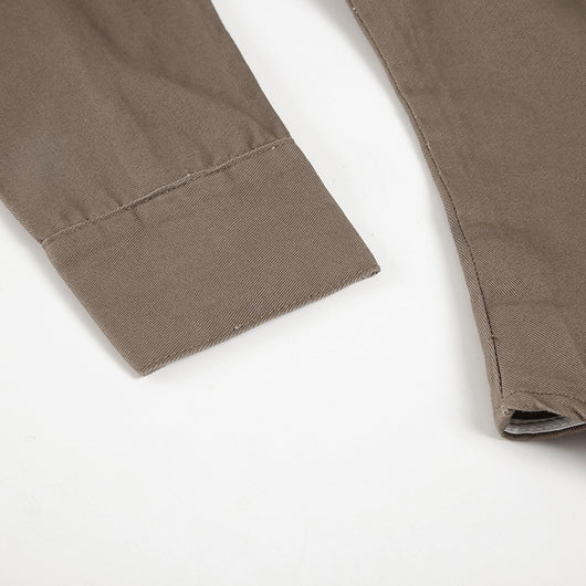 Camisa Denim Slim Fit con Solapa Plisada para Mujer - Image 8