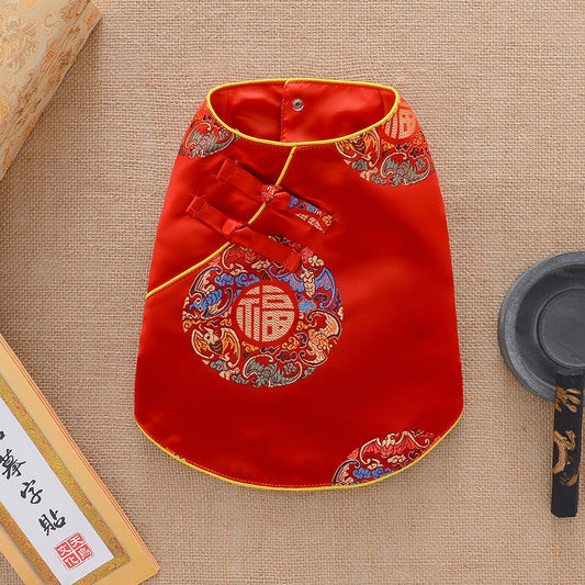 Abrigo Chino Térmico para Perros - Diseño Tang Clásico - Image 2
