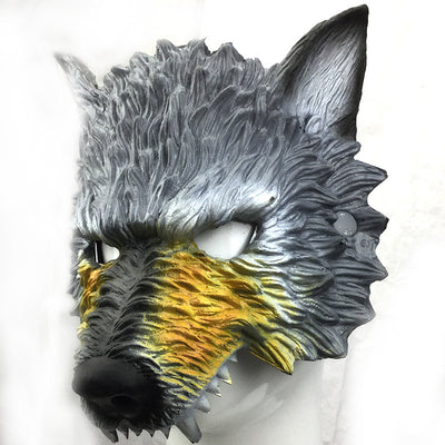 Máscara de Lobo PU Espuma para Disfraces y Fiestas Temáticas - Image 3