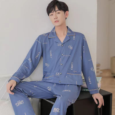 Pijama Suelto para Hombre Primavera Otoño - Image 14
